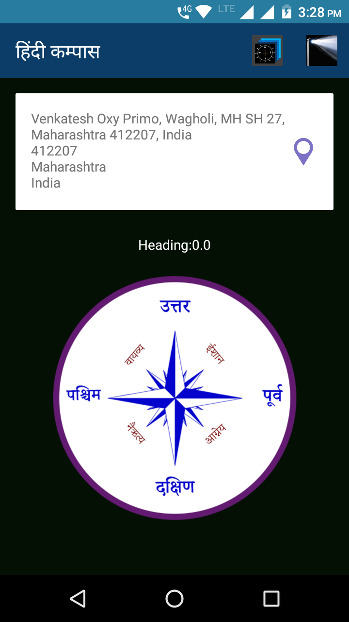 Compass in Hindi
